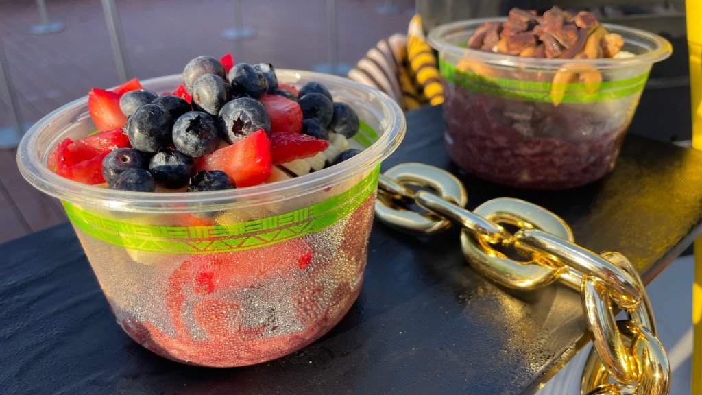 Sambazon's acai bowls, which will be sold at Petco Park