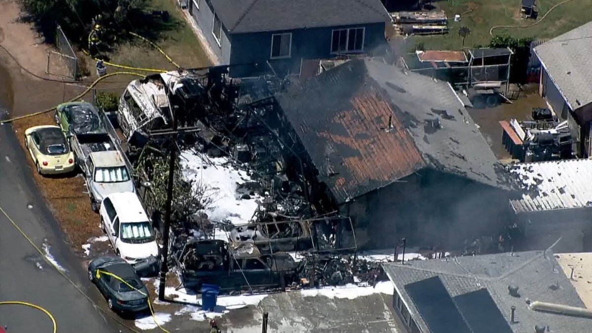 One Dead After Fire Sparks During Eviction in El Cajon NBC 7 San Diego