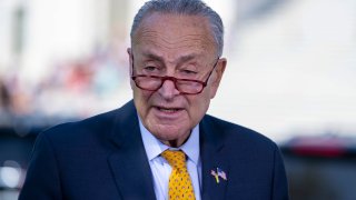Senate Majority Leader Schumer Holds Press Conference On Abortion Rights