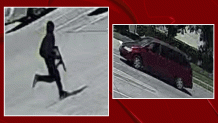 Dallas police revealed images of the suspected gunman and getaway van in the salon shooting that left three women wounded Wednesday afternoon.