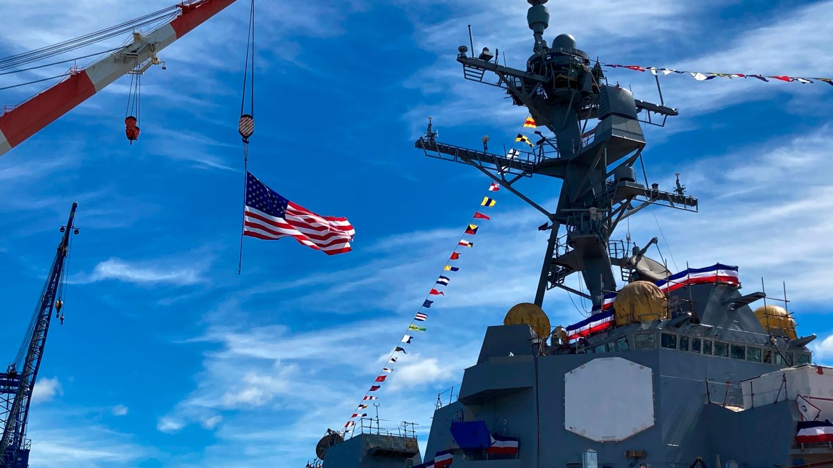 Navy Destroyer Bears Name of Decorated Marine Killed in World War II - Vimarsana News