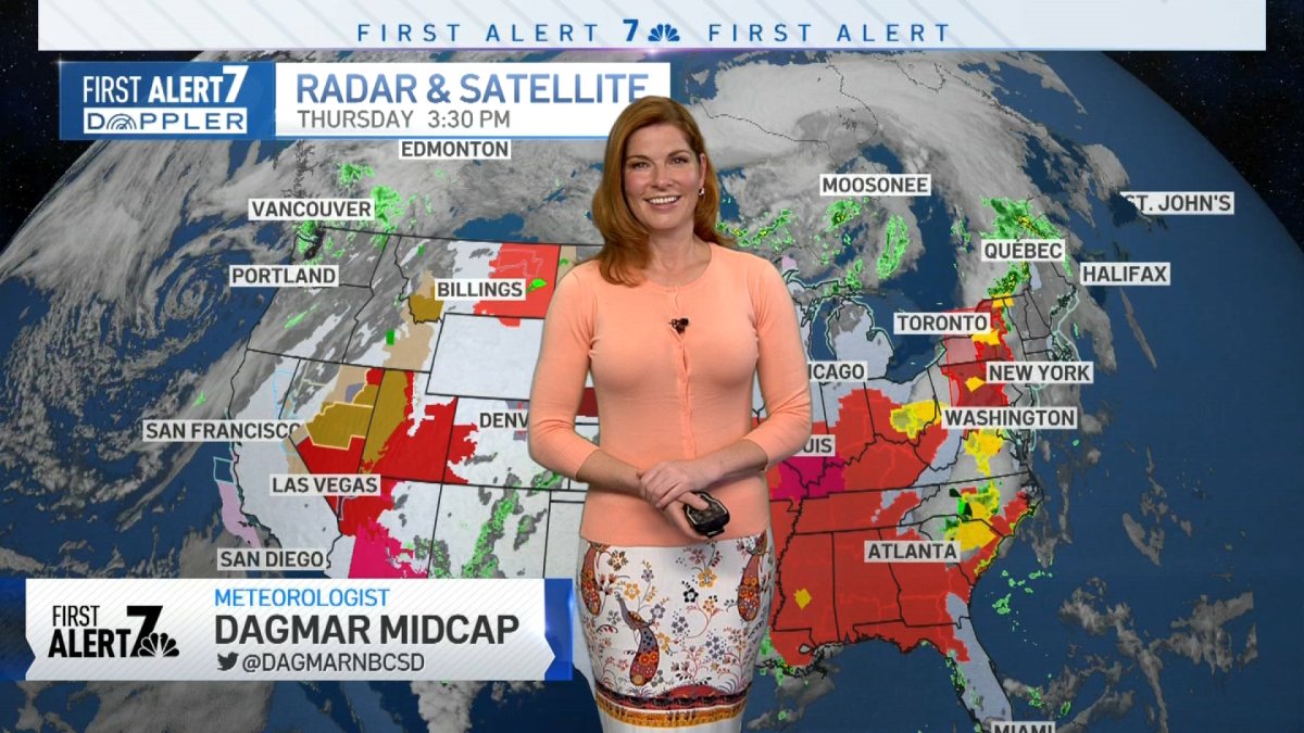 Dagmar Midcap’s Evening Forecast For June 16 2022 Nbc 7 San Diego