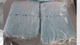Approximately 50,000 pills containing fentanyl were seized in San Diego on June 28, 2022 by the Drug Enforcement Administration, San Diego Police Department and U.S. Customs and Border Protection.