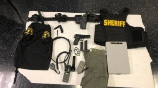Items that law enforcement said were seized from Carmichael