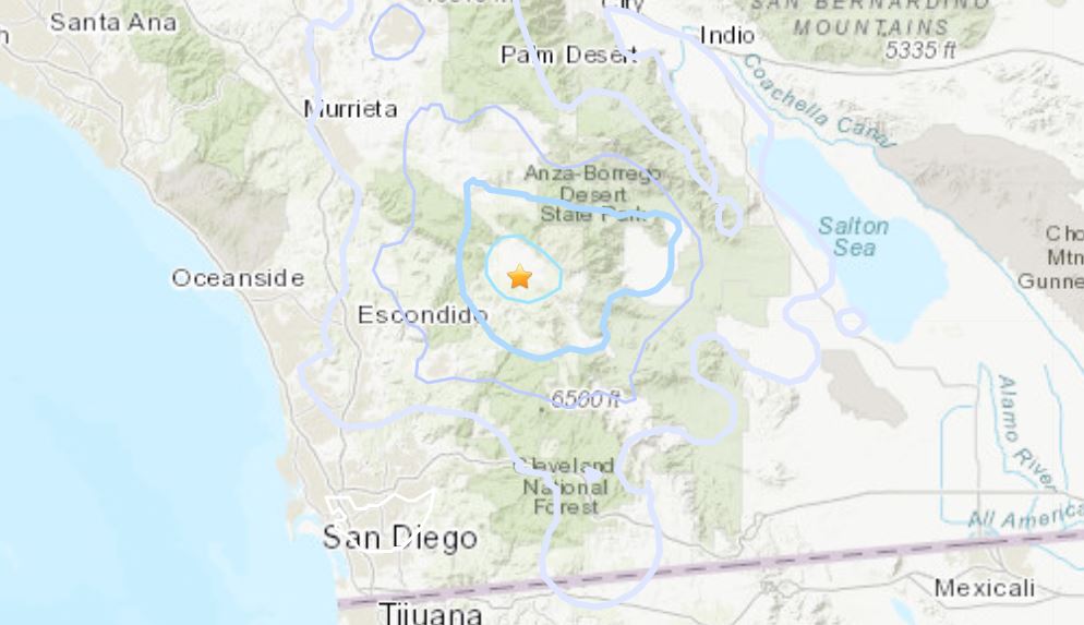 Earthquake at Warner Springs near Julian in North San Diego County – NBC7 San Diego