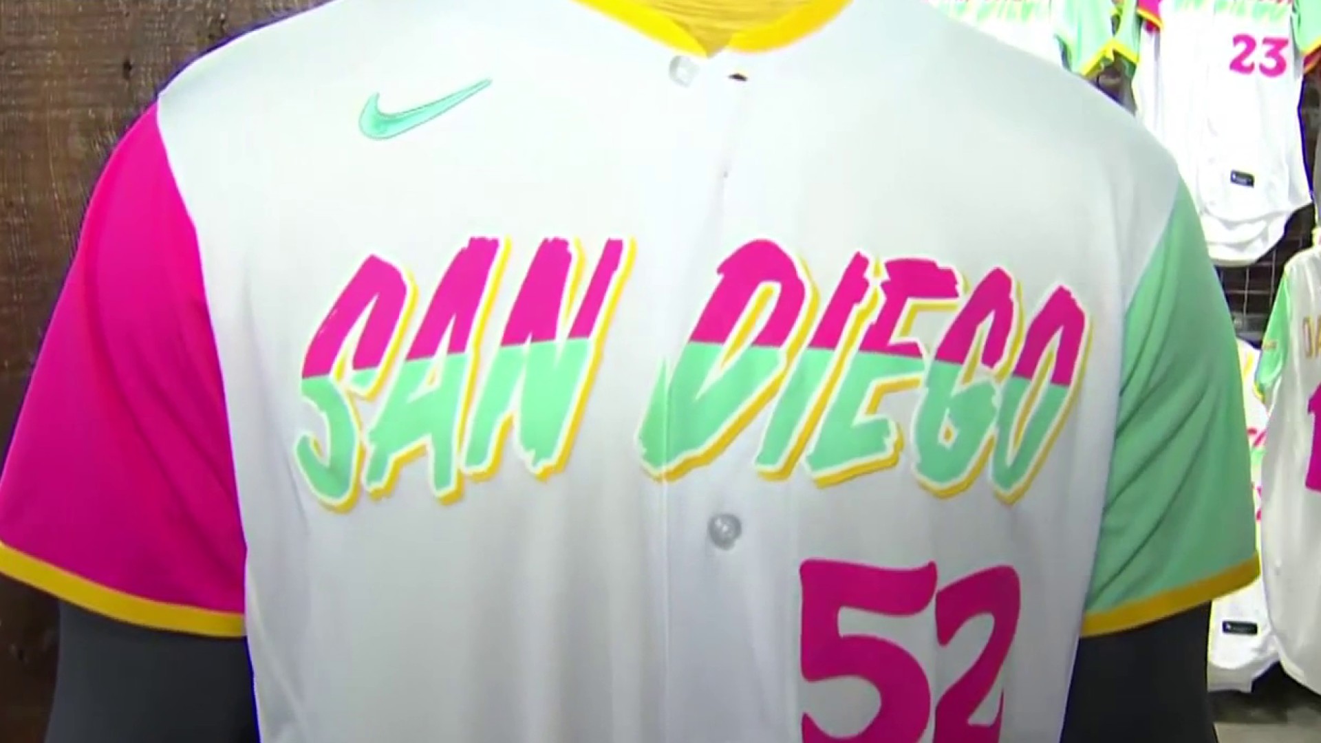 The San Diego Padres debut their new 'City Connect' jersey 