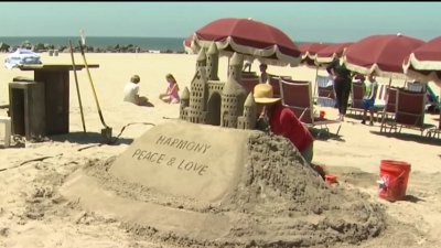 Vandals Destroy Coronado Sand Castles