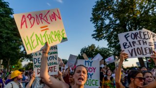 Protests Continue Across Country In Wake Of Supreme Court Decision Overturning Roe v. Wade