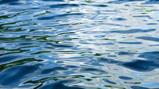 Stock photo of the surface of a river