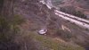 Helicopter Hoists Driver From Steep Hillside After Car Soars Off La Jolla Roadway