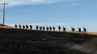 Casner Fire That Forced Evacuations Near Ramona 35% Contained