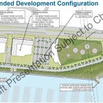 Sketch showing potential developments of a 48-acre section of Harbor Island where the Port of San Diego is considering a TopGolf site and hotels.