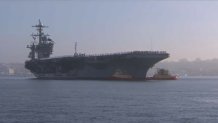 USS Abraham Lincoln returns to San Diego on Thursday, Aug. 11, 2022 following a 7-month deployment.