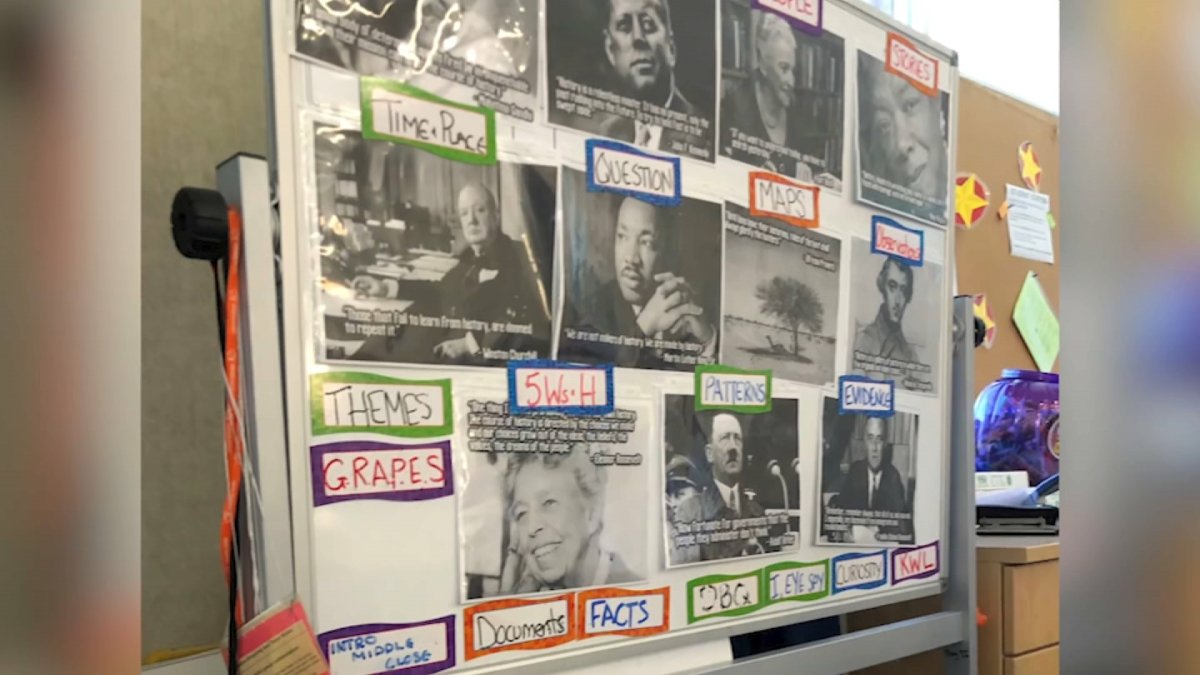 North County Parent Upset Over Portrait of Hitler on Classroom Board with World Leaders