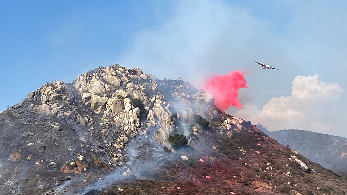 Firefighters Battling Brush Fire in Fallbrook – NBC 7 San Diego