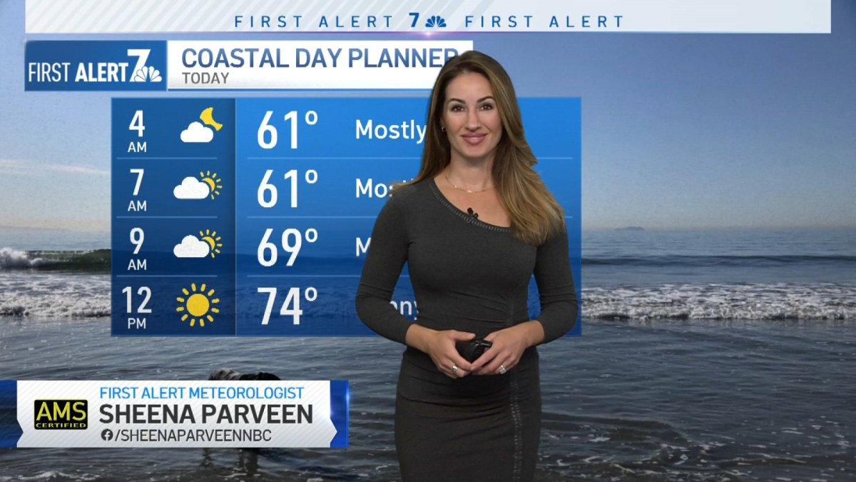 Sheena Parveens Morning Forecast For Thursday Sept 22 2022 Nbc 7 San Diego