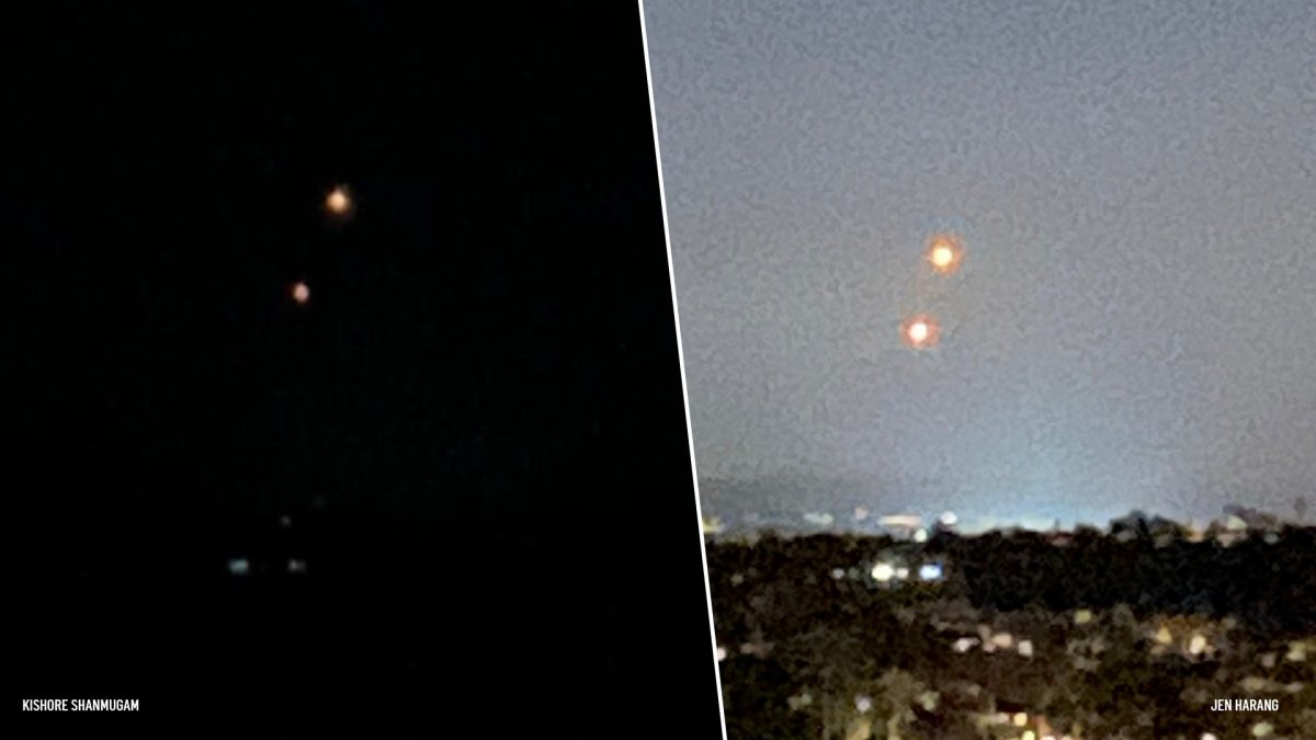Are Those? Mysterious Light Glow Above Diego, Tijuana NBC 7 Diego