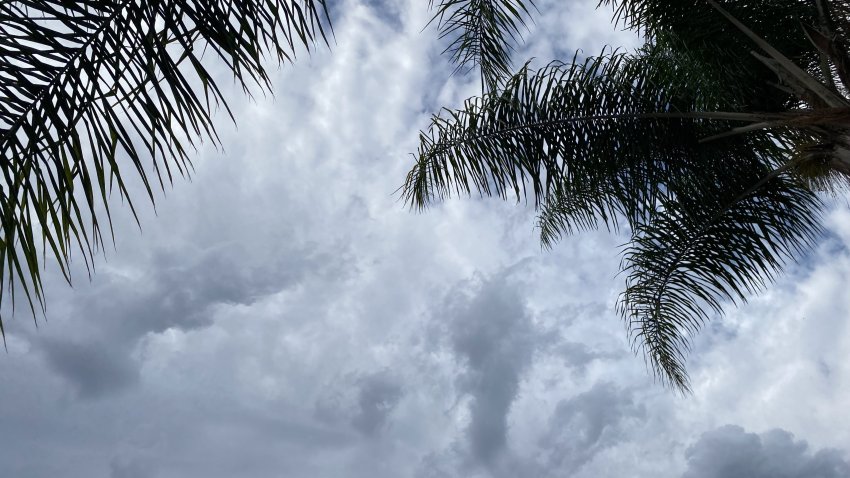 Storm clouds in San Diego County on Sept. 8. 2022.