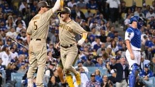 Five-run inning propels Padres to NLDS win over Dodgers - The