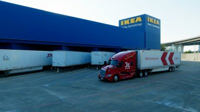 Ikea Testing Self-Driving Truck Deliveries