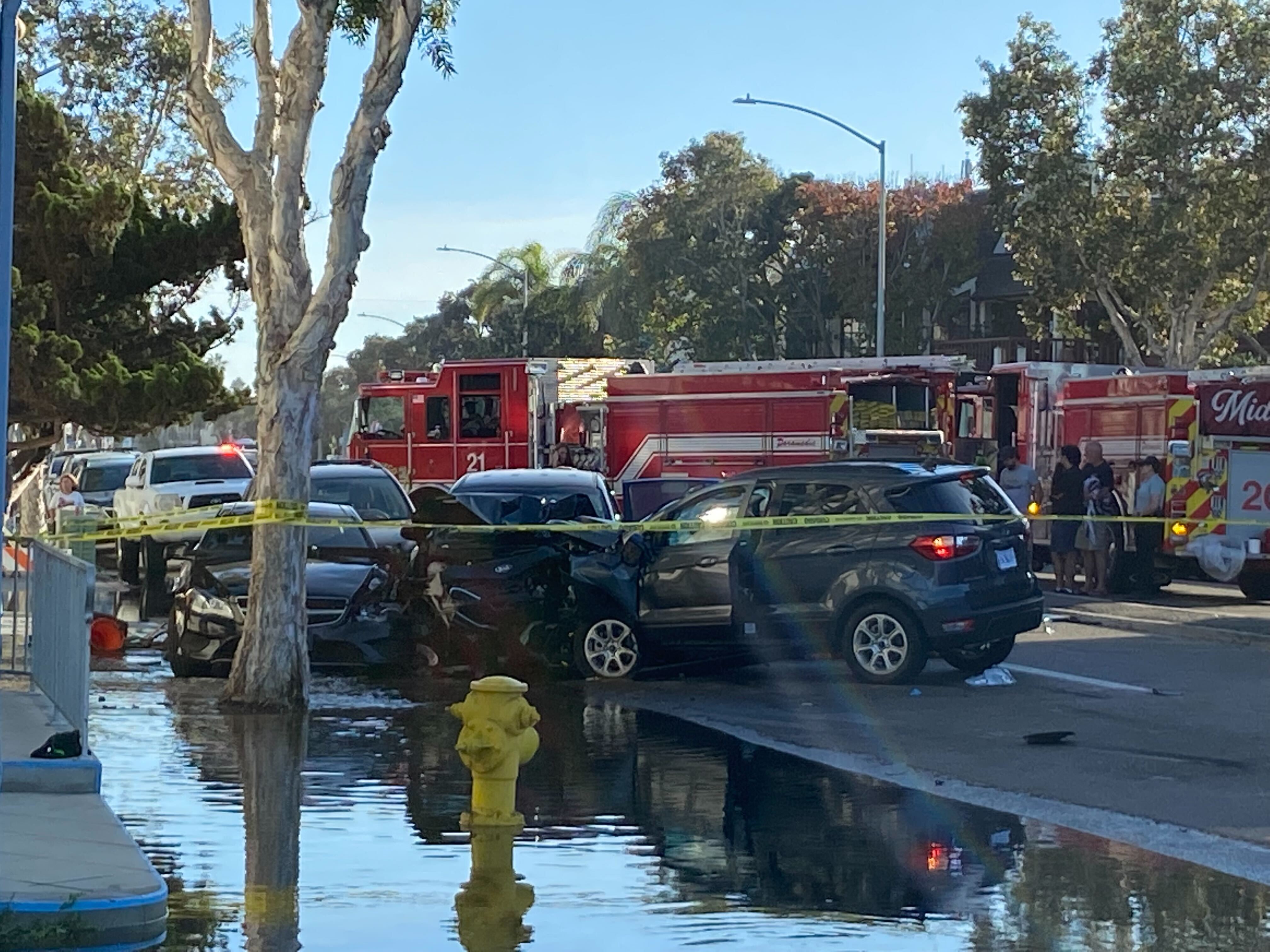 2 Dead, 5 Hospitalized in Mission Beach HeadOn Car Crash NBC 7 San Diego