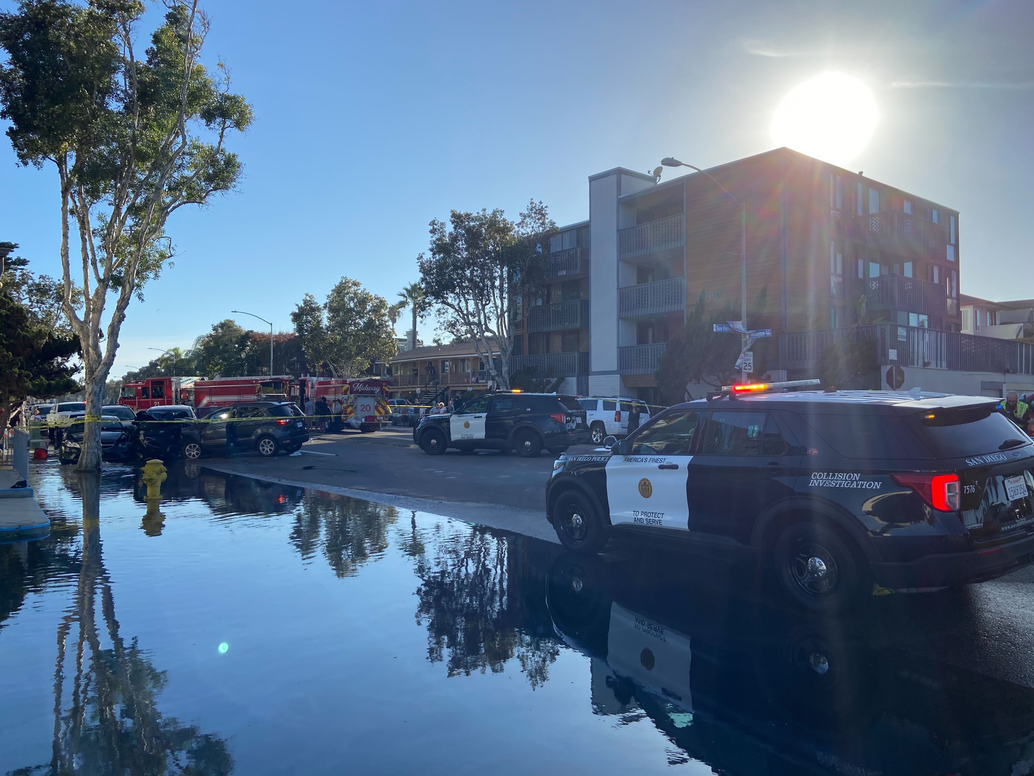 2 Dead, 5 Hospitalized in Mission Beach HeadOn Car Crash NBC 7 San Diego