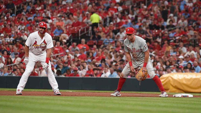 Hall, Hoskins homer, lead Phillies past Arenado, Cardinals - NBC Sports