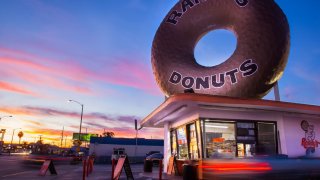 Randy's Donuts flagship location in Inglewood.