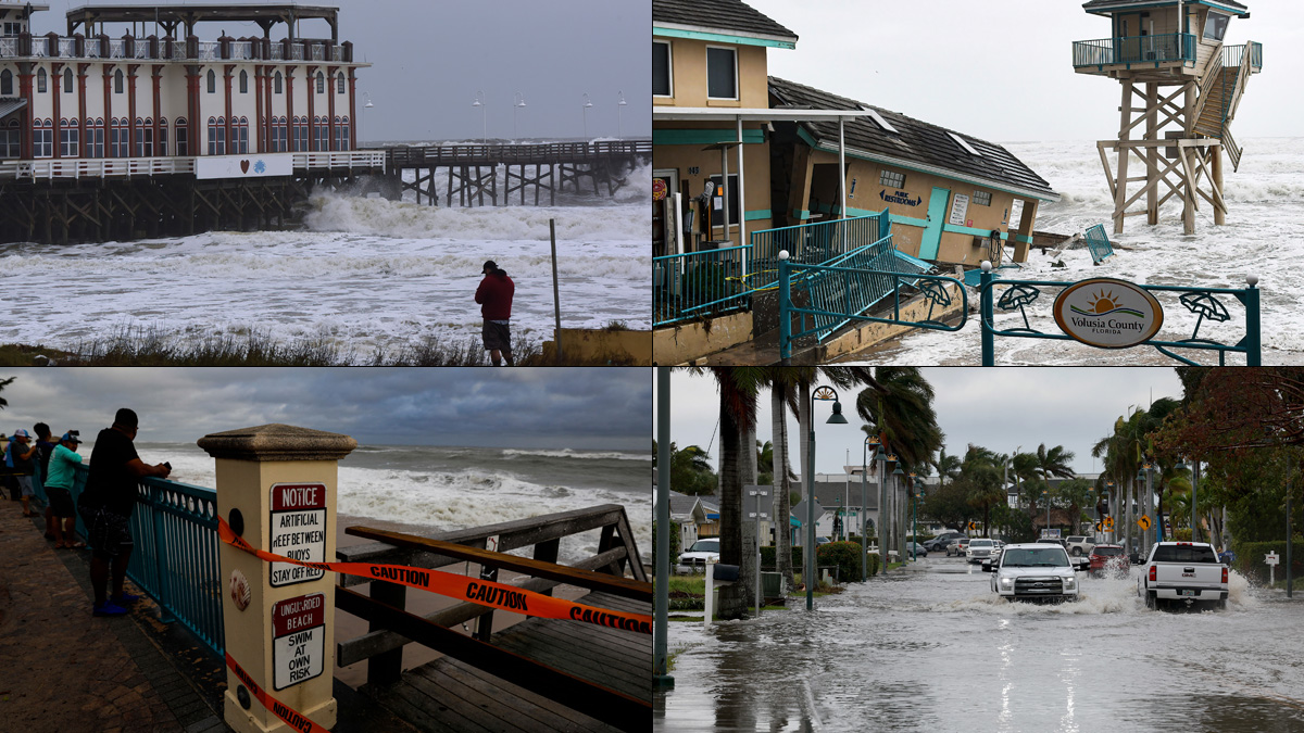 Nicole Leaves Florida Drenched And Damaged After Making Landfall As Cat ...