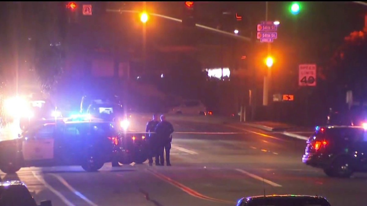 Person Shot by Law Enforcement in Talmadge San Diego Police NBC 7