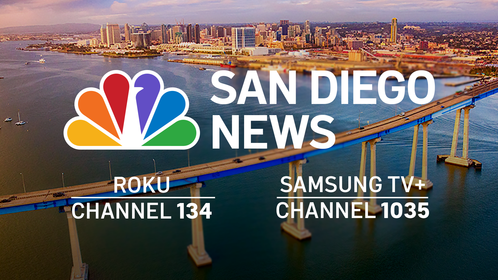 NBC 7 can be seen on Roku channel 134 & Samsung TV+ Channel 1035. Or swipe to watch in app.