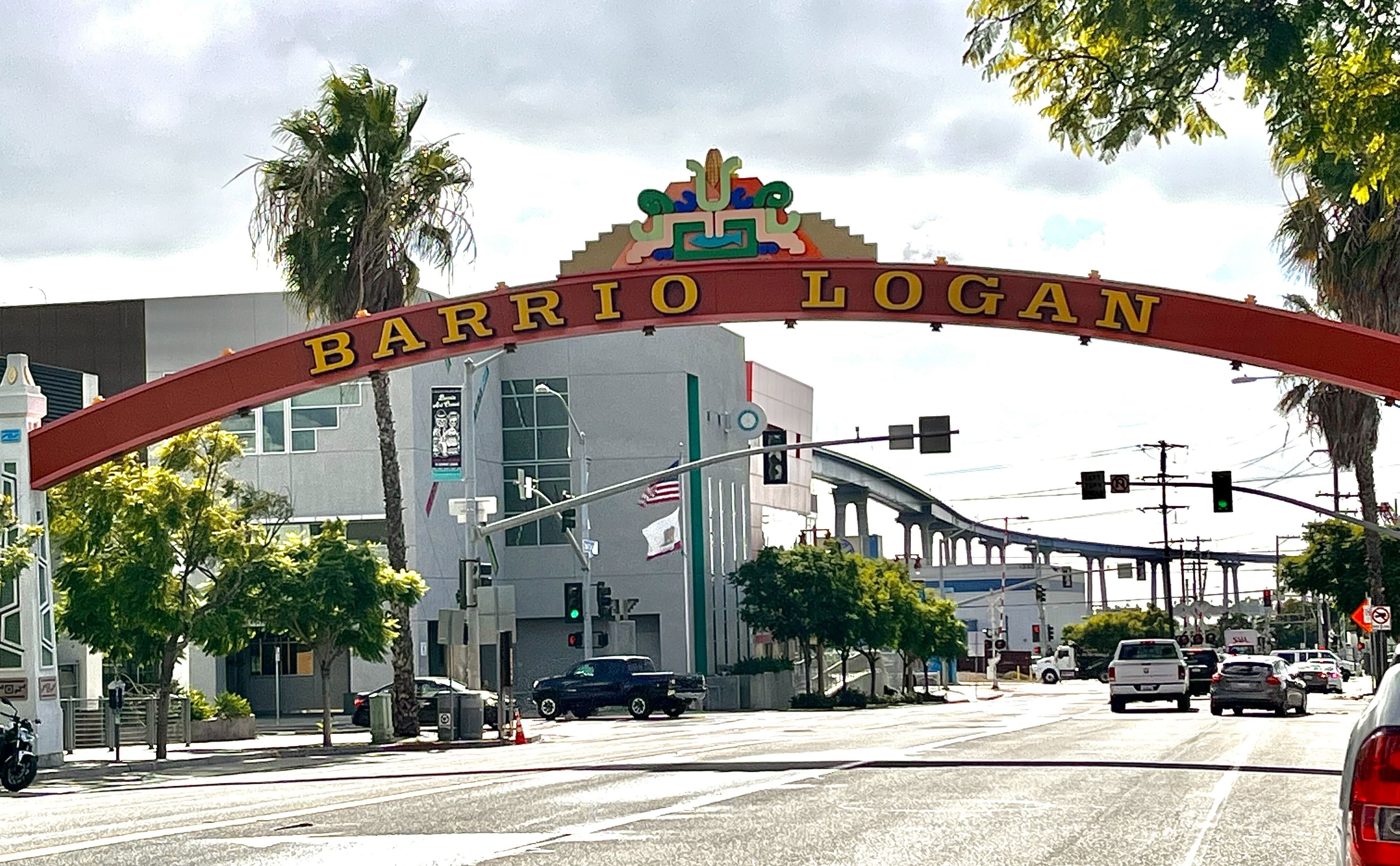 Barrio Logan's community arch, as seen on Thursday, Nov. 4, 2022.