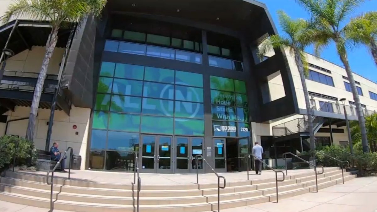 This undated photo shows the front of the Rock Church San Diego's Point Loma campus.