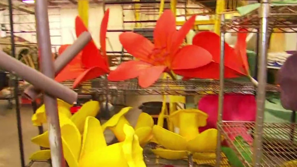 Final Preparations are Underway for the Rose Parade Floats - Vimarsana News