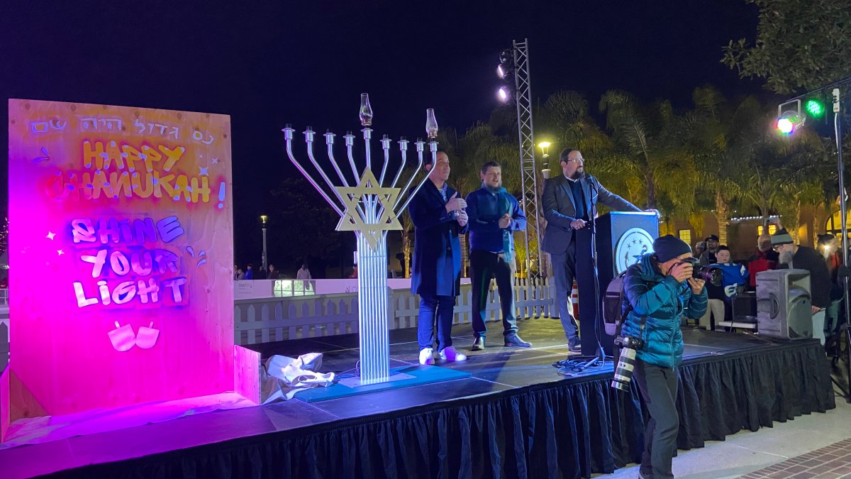 Liberty Station Menorah Lighting Ceremony Celebrates Start of Hanukkah