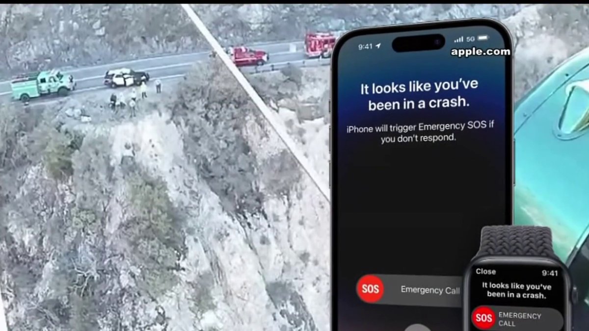 Glendale Couple Rescued After Crash Using New iPhone Feature – NBC 7 San Diego - Vimarsana News
