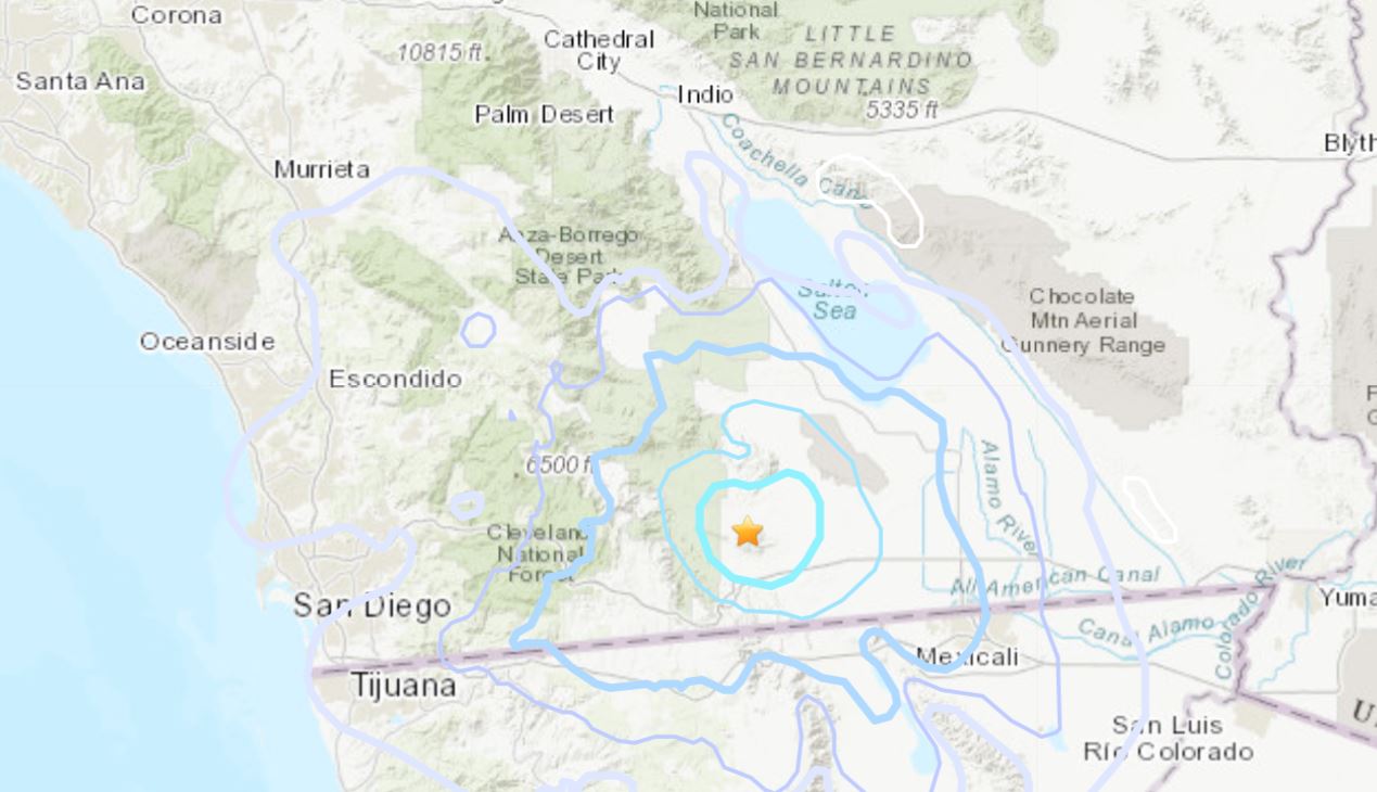 3.8 Earthquake Near Ocotillo Wells Felt From San Diego County To ...