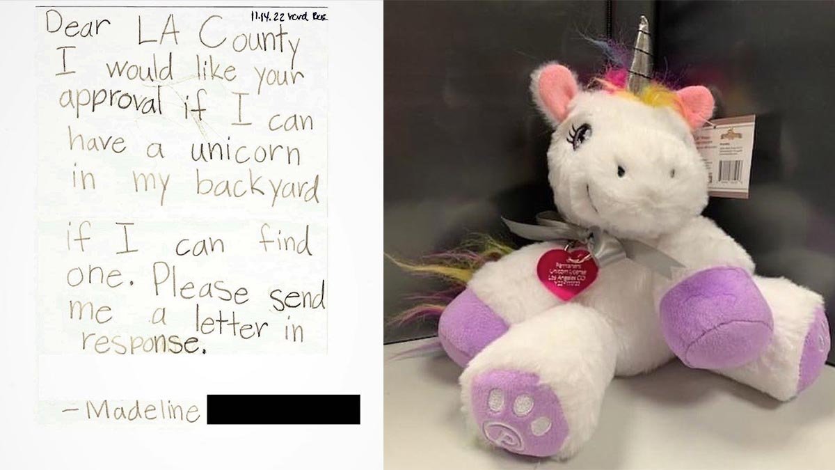 LA County Grants Girl's Handwritten Request to License Unicorn – NBC 7 San Diego - Vimarsana News