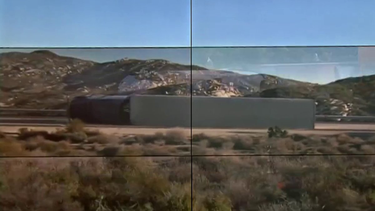 Gusty Santa Ana Winds Tip Over Semi-Trucks on I-8 – NBC 7 San Diego