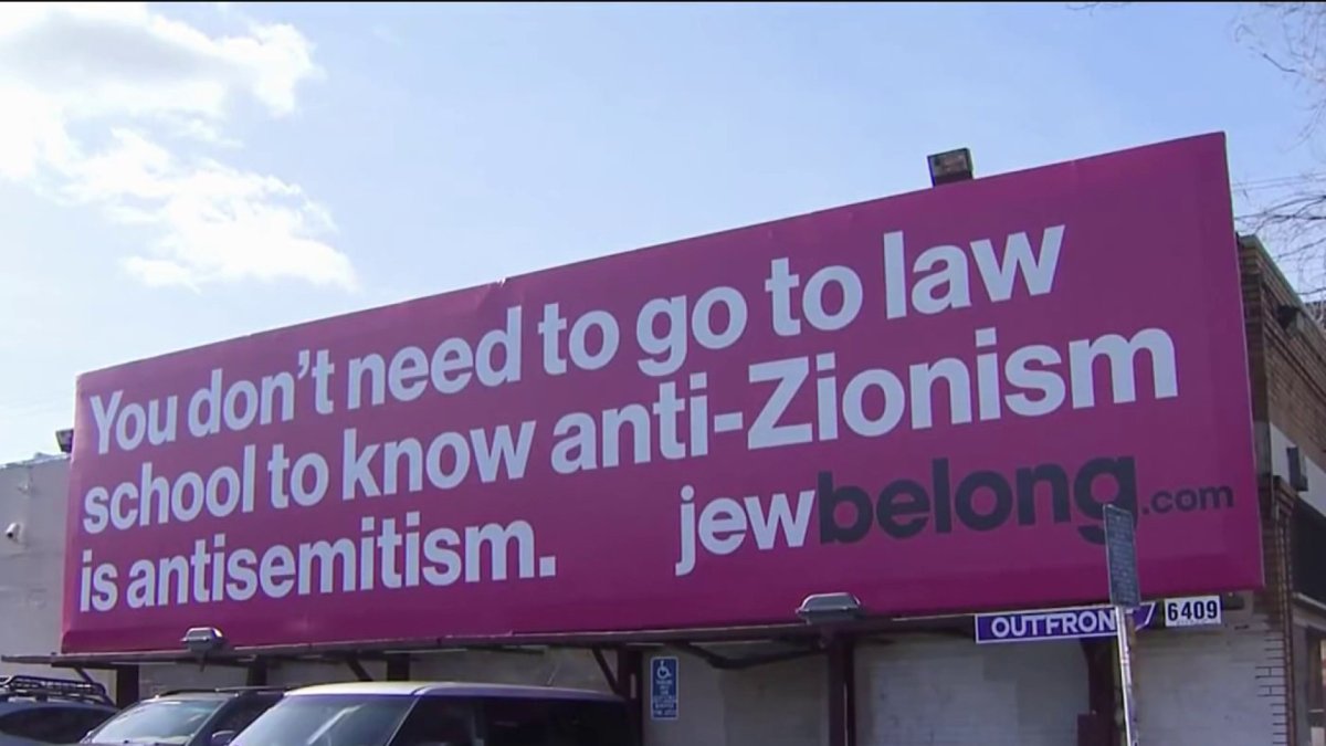 New Billboard About Antisemitism Sparks Debate in Berkeley - Vimarsana News