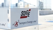 The San Diego Gas & Electric (SDG&E) logo.