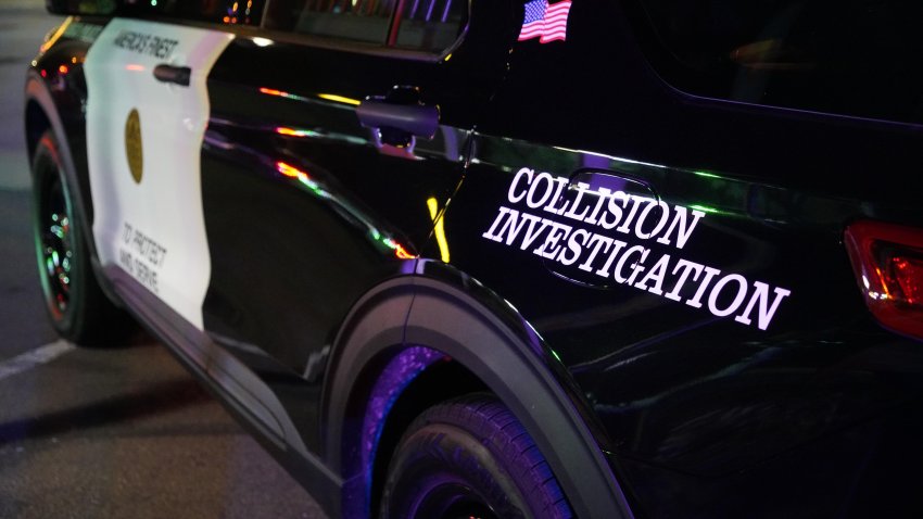 An undated photo of a San Diego Police Collision Investigation Unit vehicle.