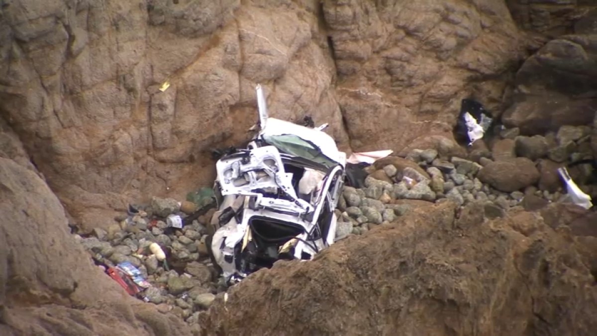Tesla Plunges Over Cliff at Devils Slide, 4 in Critical Condition - Vimarsana News