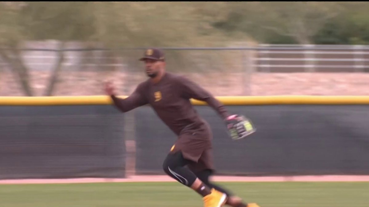 He Just Wants to Play': Fernando Tatis Starts 2023 Spring Training With  Outfield Drills – NBC 7 San Diego