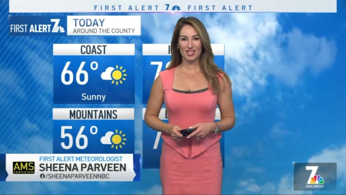 San Diego Weather Today Sheena Parveen’s Morning Forecast For Monday Feb 20 2023 Nbc 7 San