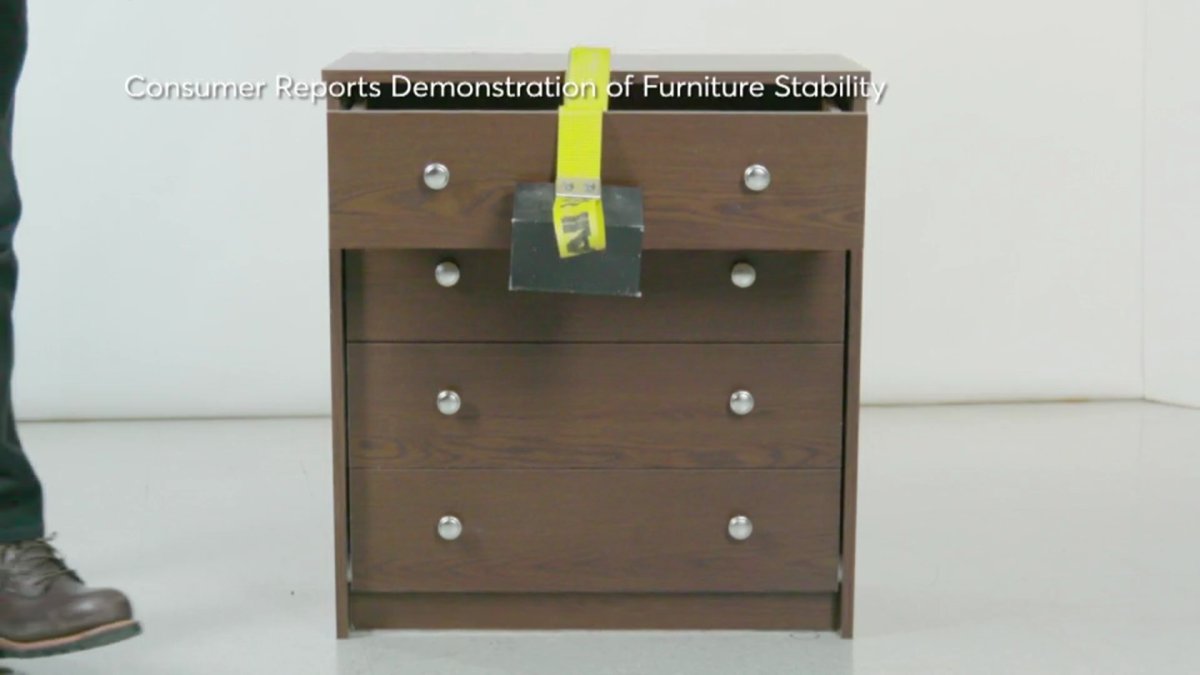 New Law Seeks to Prevent Child Deaths From Tipping Over Furniture NBC