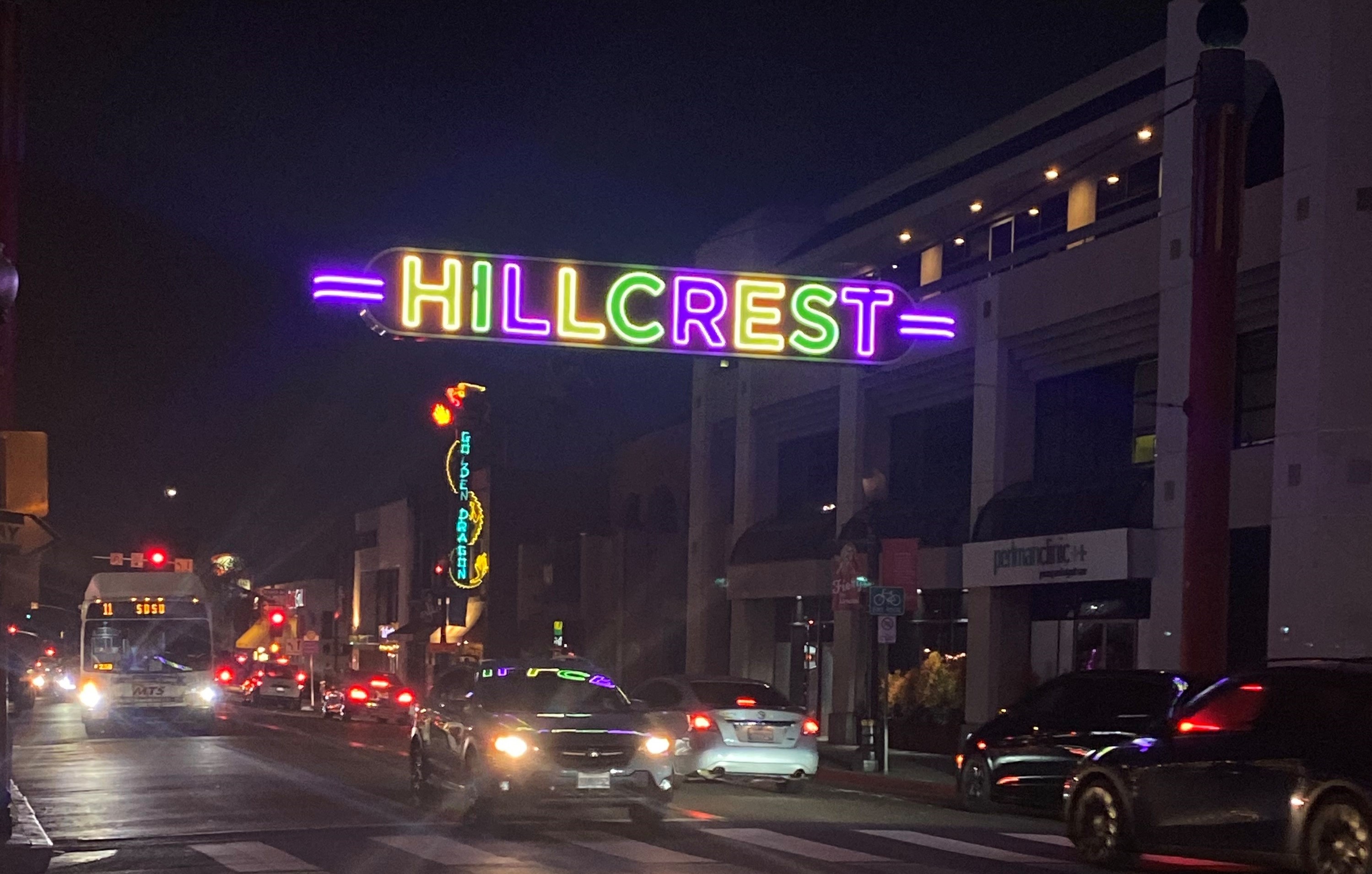 Hillcrest Sign Relit After MuchNeeded Retrofit NBC 7 San Diego