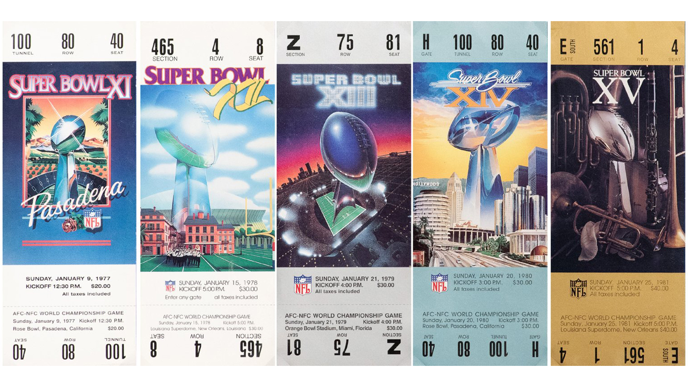 Super Bowl XI to XV