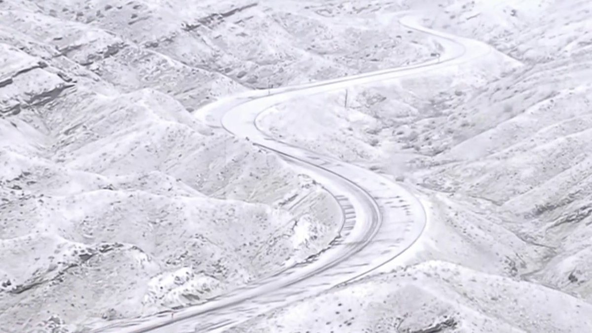 Watch: Cold Storm Blankets Hills Near Santa Clarita Valley With Snow – NBC 7 San Diego - Vimarsana News