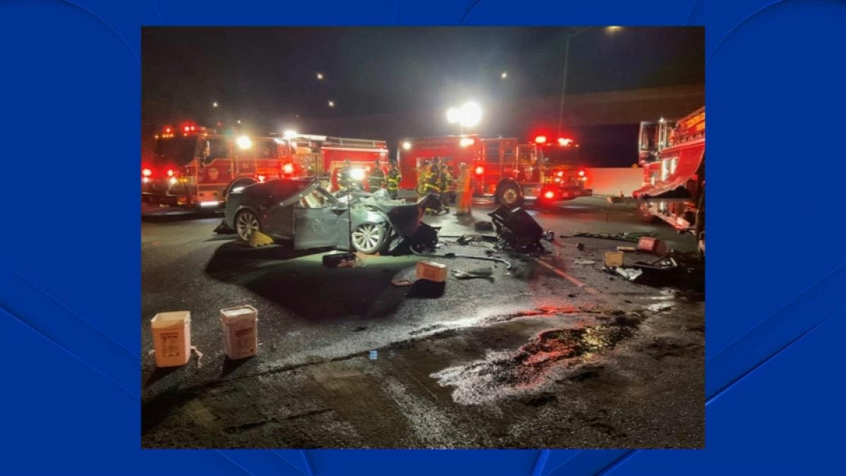 1 Dead After Tesla Slams Into Fire Truck on I-680 in Walnut Creek - Vimarsana News